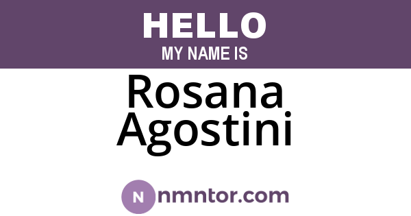 Rosana Agostini
