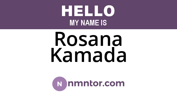 Rosana Kamada