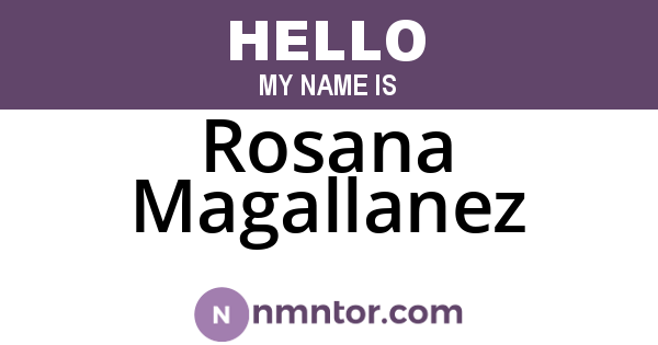 Rosana Magallanez