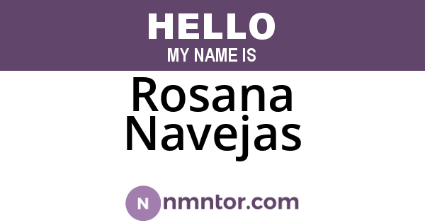 Rosana Navejas