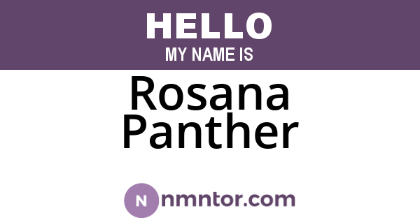 Rosana Panther