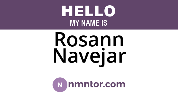 Rosann Navejar