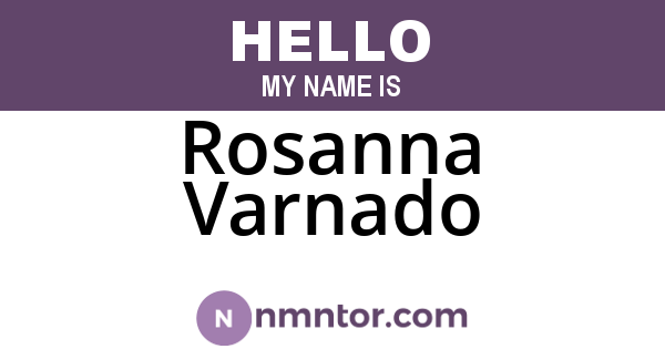 Rosanna Varnado