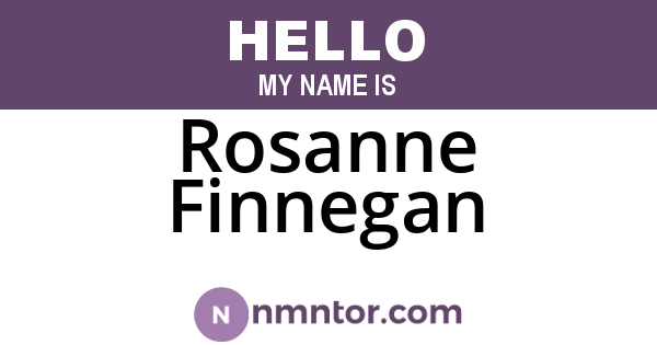 Rosanne Finnegan