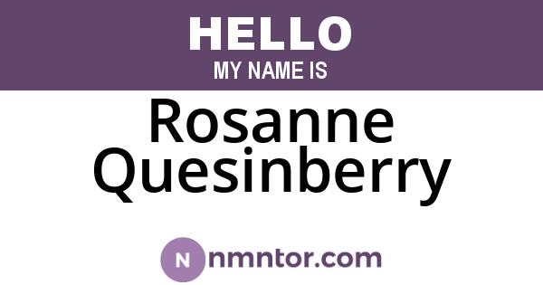Rosanne Quesinberry