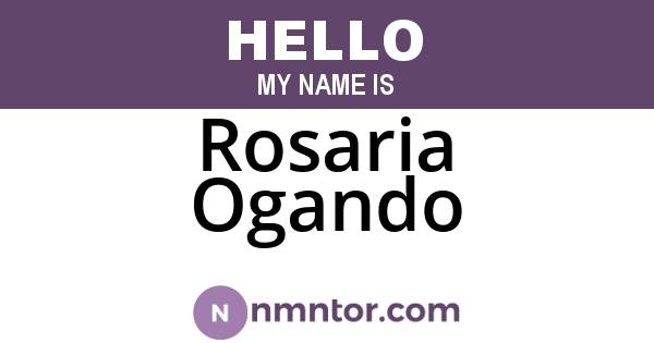 Rosaria Ogando