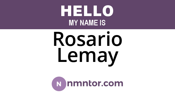 Rosario Lemay