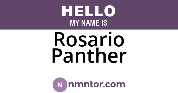 Rosario Panther