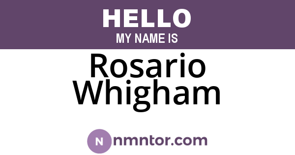 Rosario Whigham