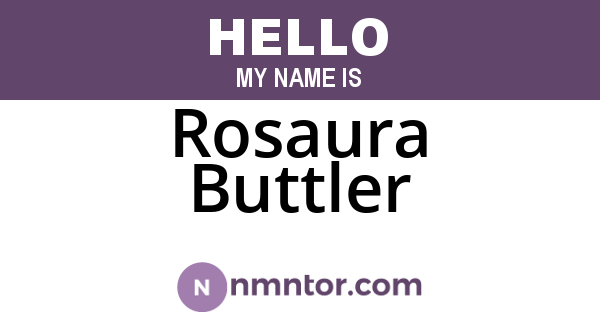Rosaura Buttler