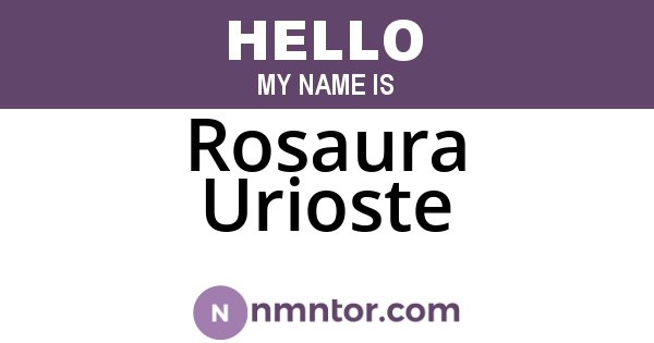 Rosaura Urioste