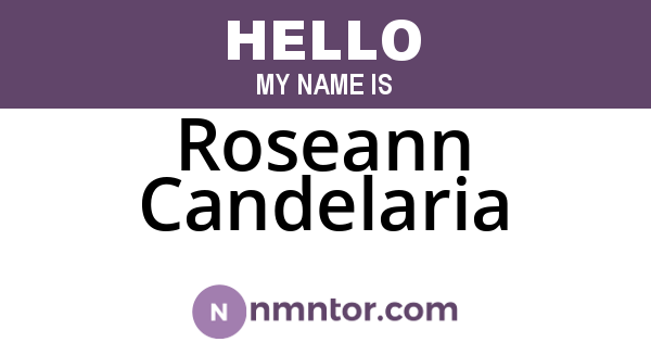 Roseann Candelaria