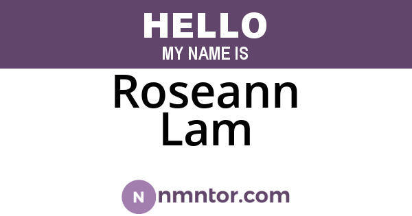 Roseann Lam