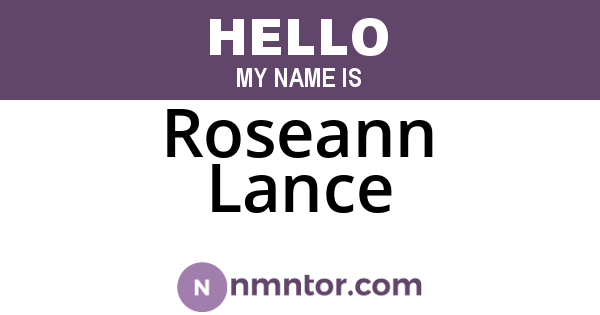 Roseann Lance
