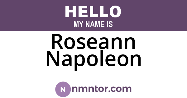 Roseann Napoleon
