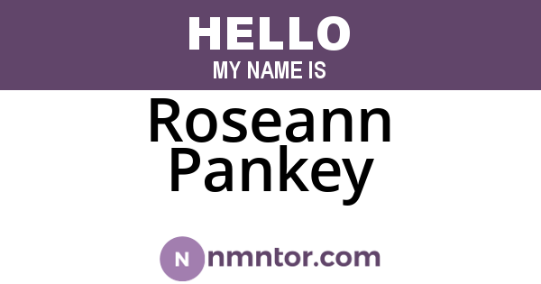 Roseann Pankey