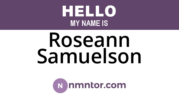 Roseann Samuelson