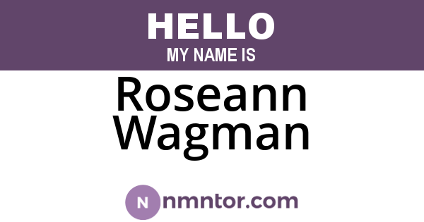 Roseann Wagman
