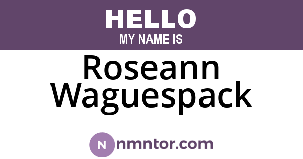 Roseann Waguespack