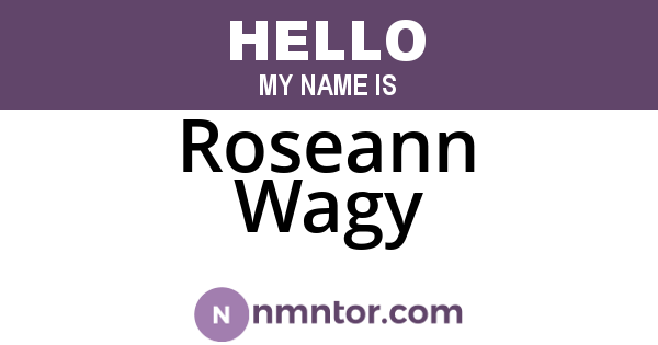 Roseann Wagy