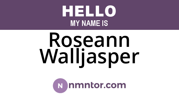 Roseann Walljasper