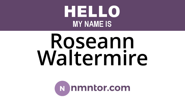 Roseann Waltermire