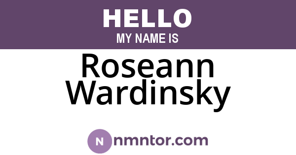 Roseann Wardinsky