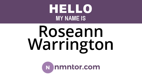 Roseann Warrington