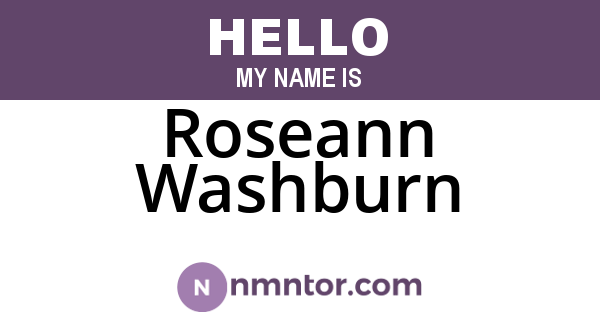 Roseann Washburn