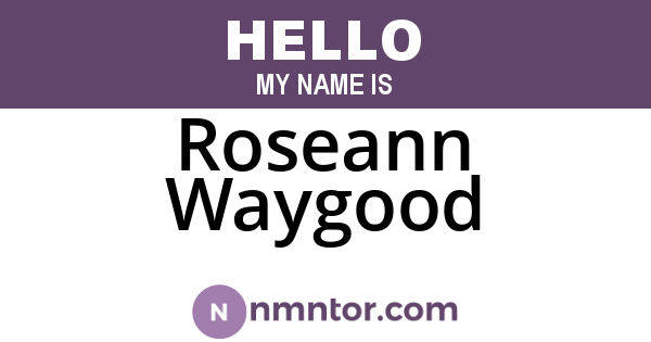 Roseann Waygood