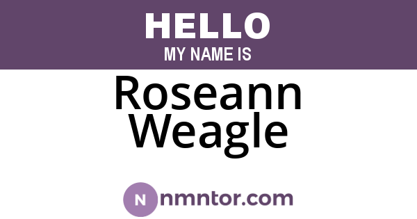 Roseann Weagle