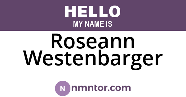 Roseann Westenbarger