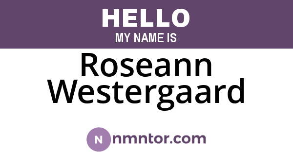 Roseann Westergaard