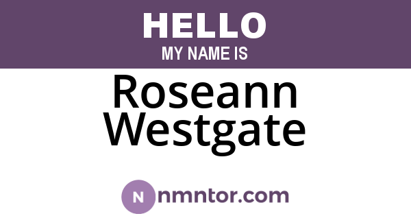 Roseann Westgate
