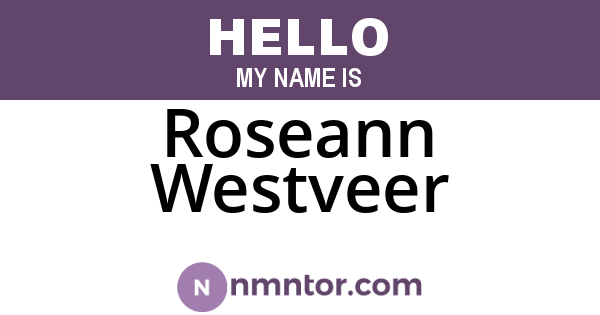 Roseann Westveer