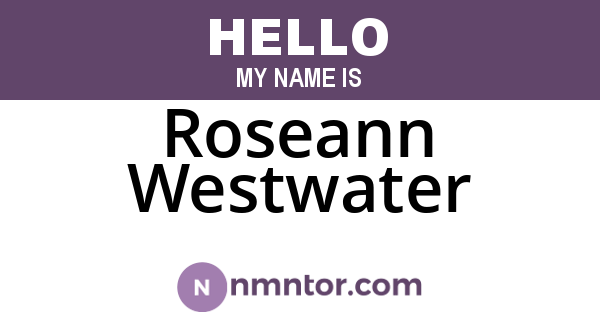 Roseann Westwater