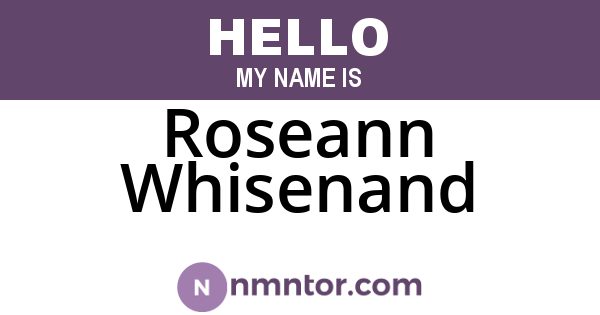 Roseann Whisenand
