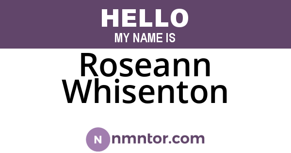 Roseann Whisenton