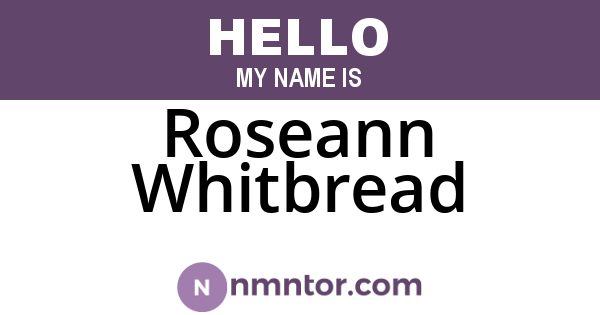 Roseann Whitbread