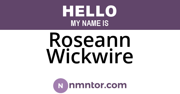 Roseann Wickwire