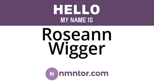Roseann Wigger
