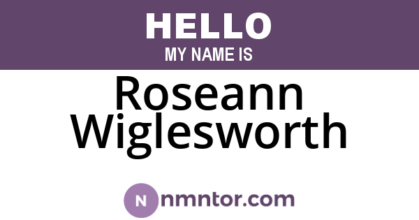 Roseann Wiglesworth