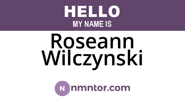 Roseann Wilczynski