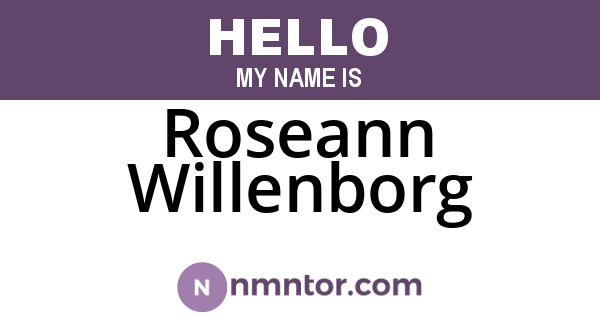 Roseann Willenborg
