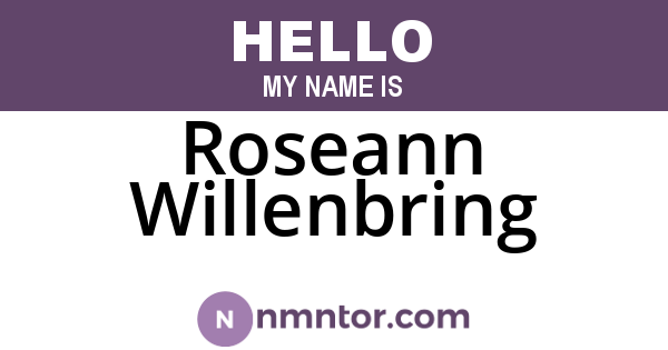 Roseann Willenbring