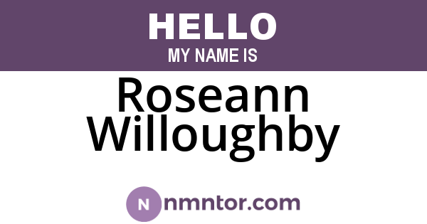 Roseann Willoughby