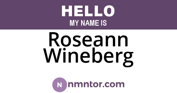 Roseann Wineberg