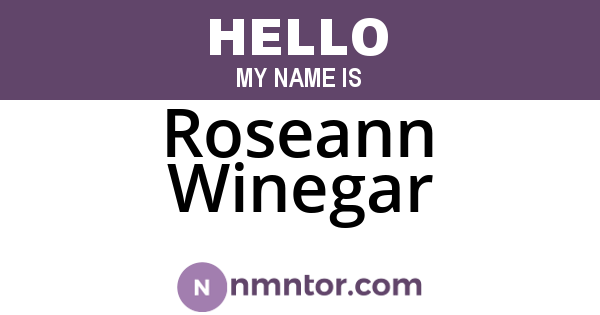 Roseann Winegar
