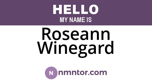 Roseann Winegard