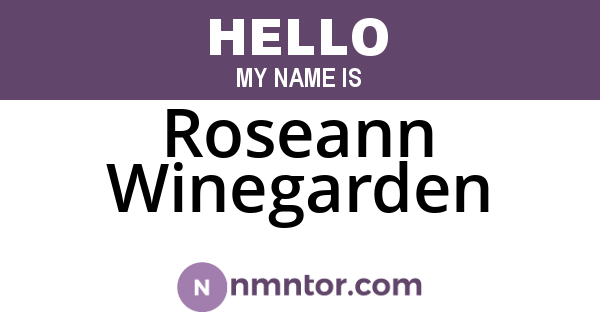 Roseann Winegarden